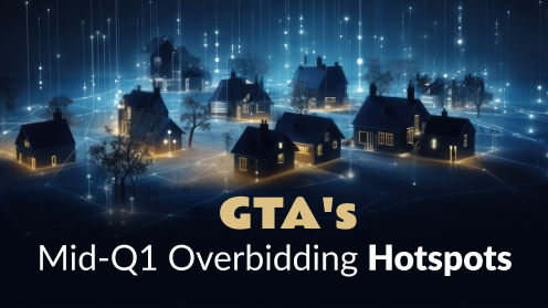 The Hottest GTA Neighborhoods for Overbidding in Mid Q1
