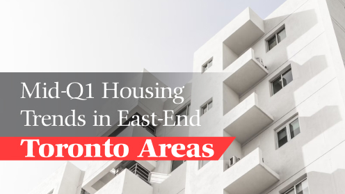 Here’s what we have to offer, the best real estate services in the market. We do the hard work for you and make it happen. | Mid-Q1 Housing Trends in East-End Toronto Areas