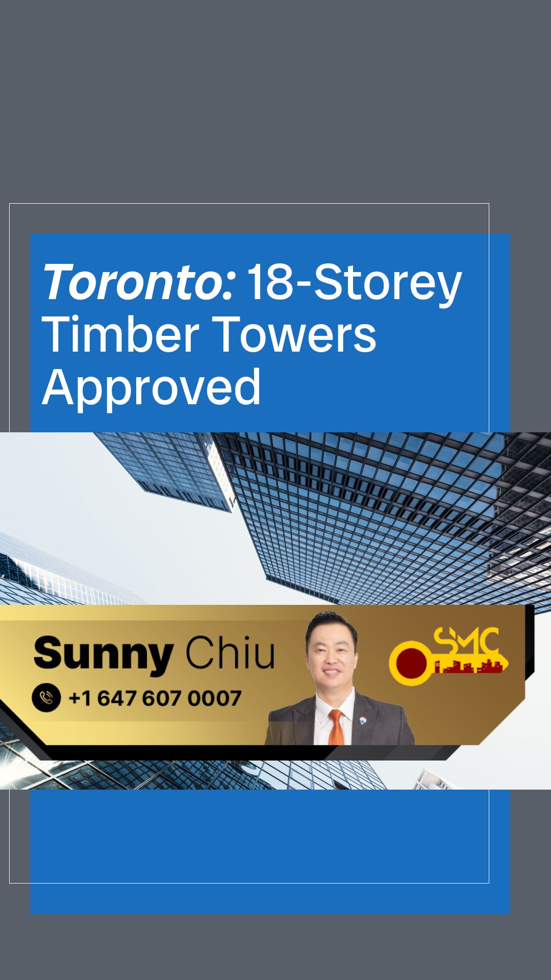 Toronto: New Code Allows 18-Storey Timber Towers | Here’s what we have to offer, the best real estate services in the market. We do the hard work for you and make it happen.